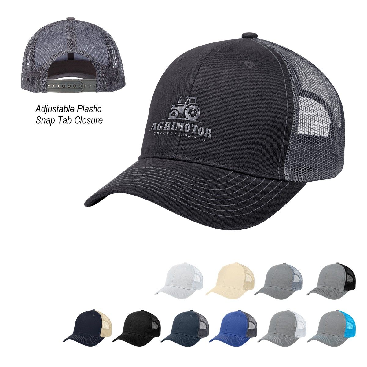 IPX0017 Cotton Twill Mesh Back Cap